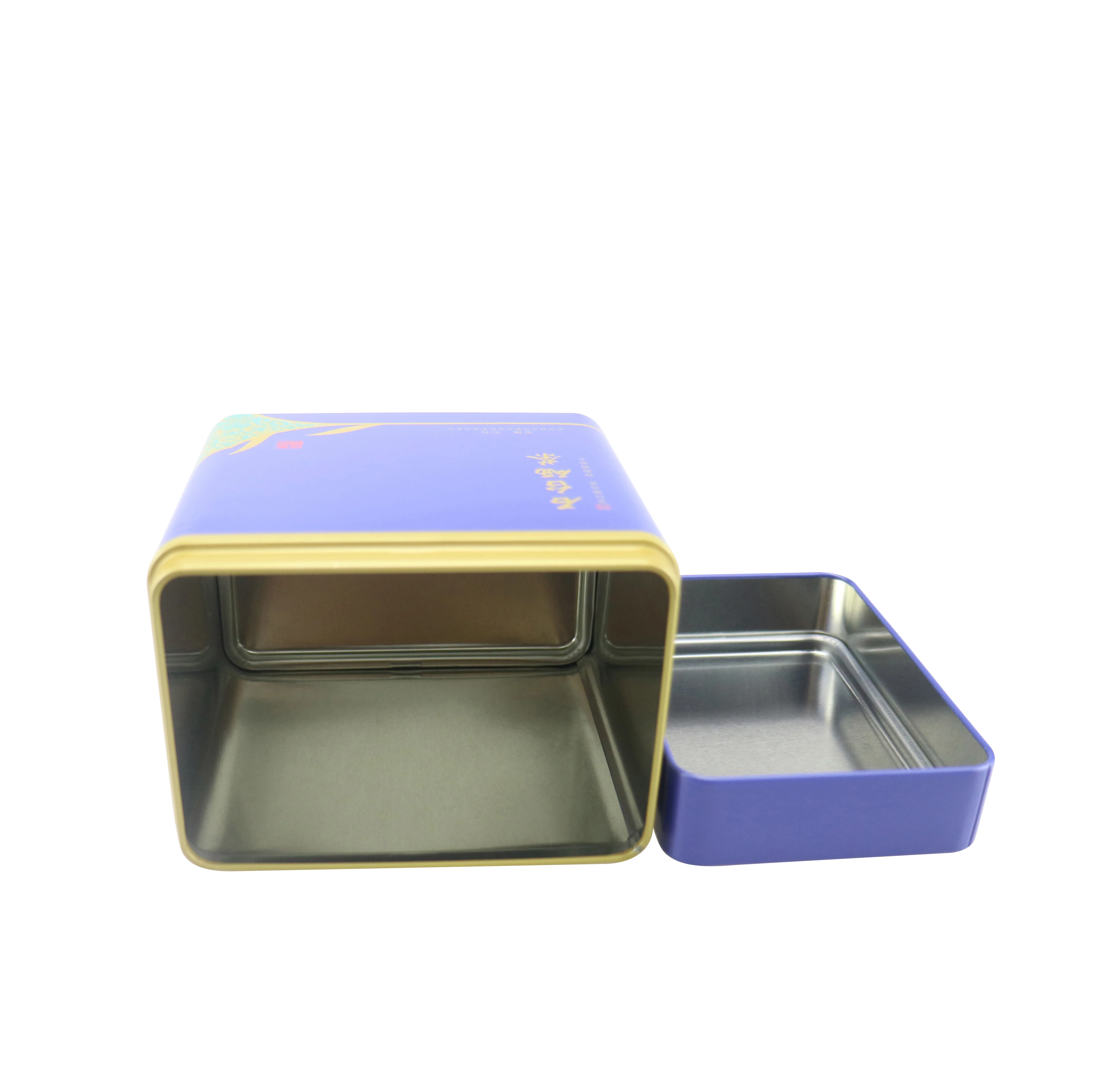 
100g 250g Metal Containers Biscuit Container Cookies Tin Box tea cans 