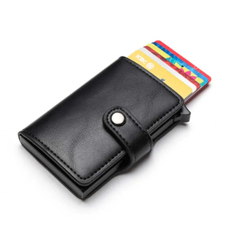 Wholesale Rfid Block Mem Credit Card Holder Wallet Pop Up Pu Leather Cardholders Tarjeteros
