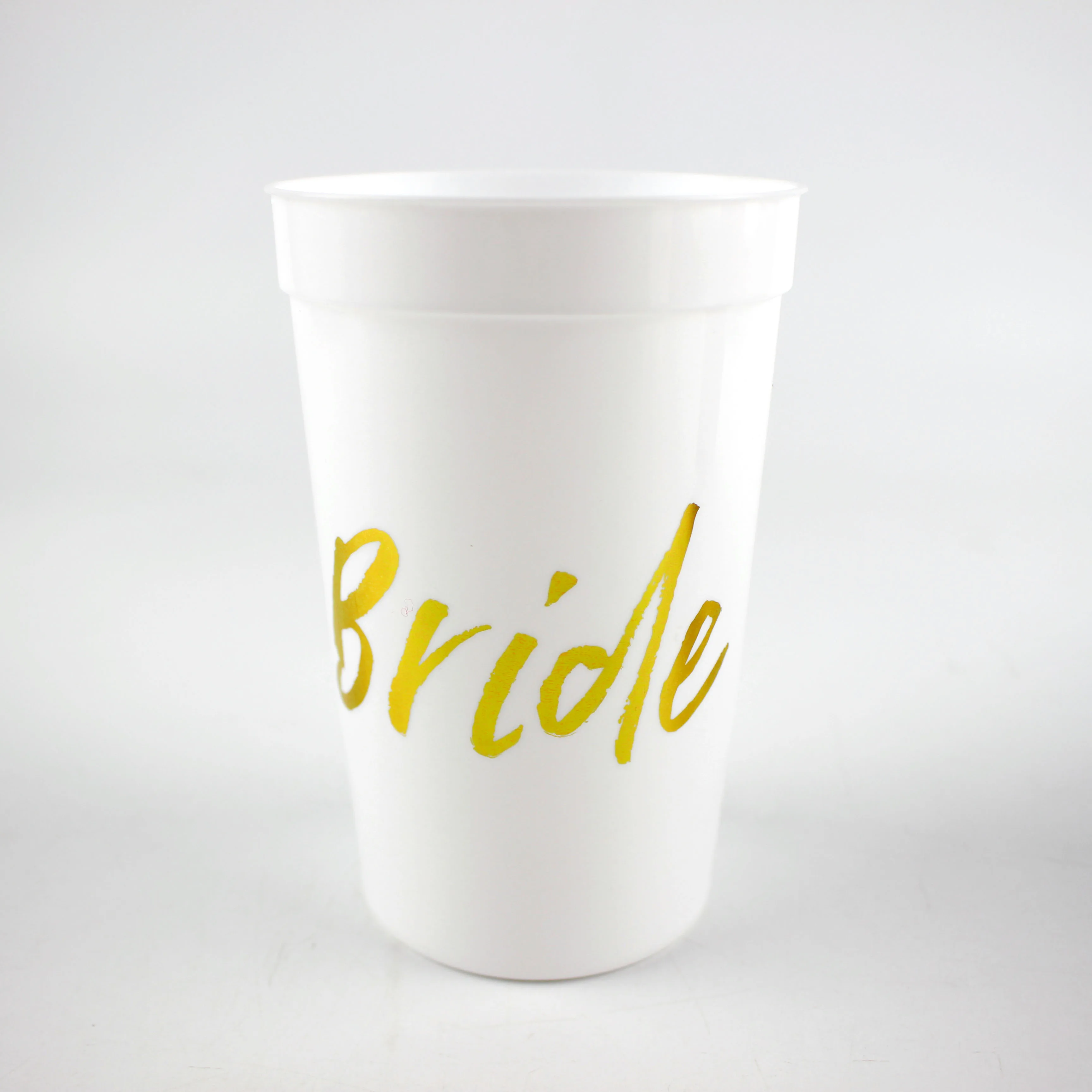 BPA-Free Dishwasher Safe Tumblers recyclable 16oz  custom logo plastic square sports stadium cups