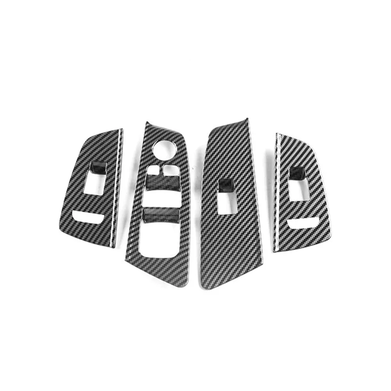 Автомобильные аксессуары Tcart для X3 X4 (G01/G02) 2018 2019 2020 2021 стеклянный переключатель оконная панель подъема отделка из АБС-материала углеродное волокно