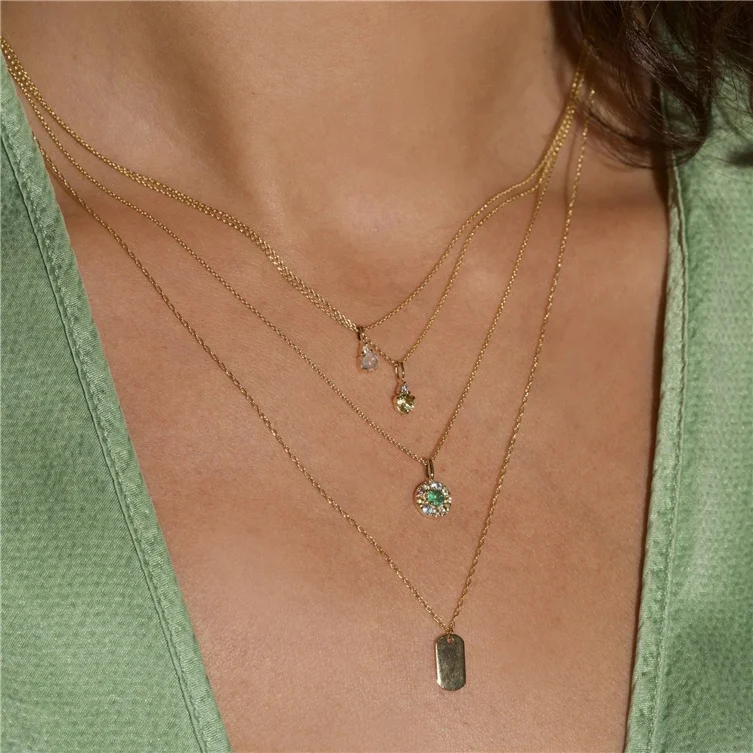 Gemnel Birthstone 925 Sterling Silver Jewelry Pendant Moonstone Necklace