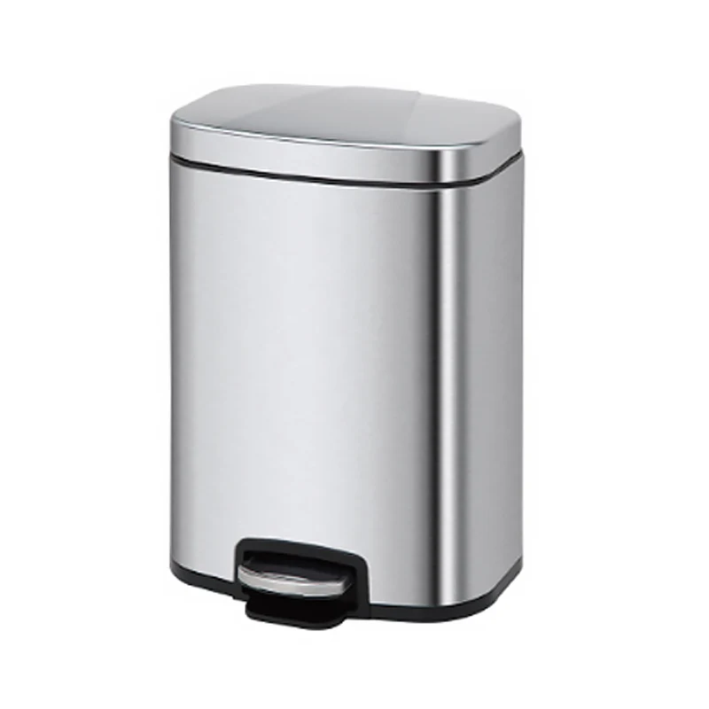 Garbage Can Indoor Kitchen Pedal Steel Trash Can Recycle Bin Wholesale Stainless Steel Bin Pedal