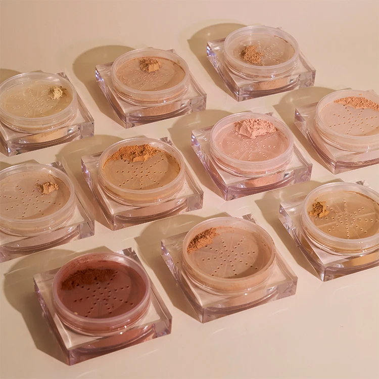 Заводская Водонепроницаемая пудра для нанесения макияжа oem, фирменная пудра с контролем жирности, прозрачная пудра для нанесения макияжа