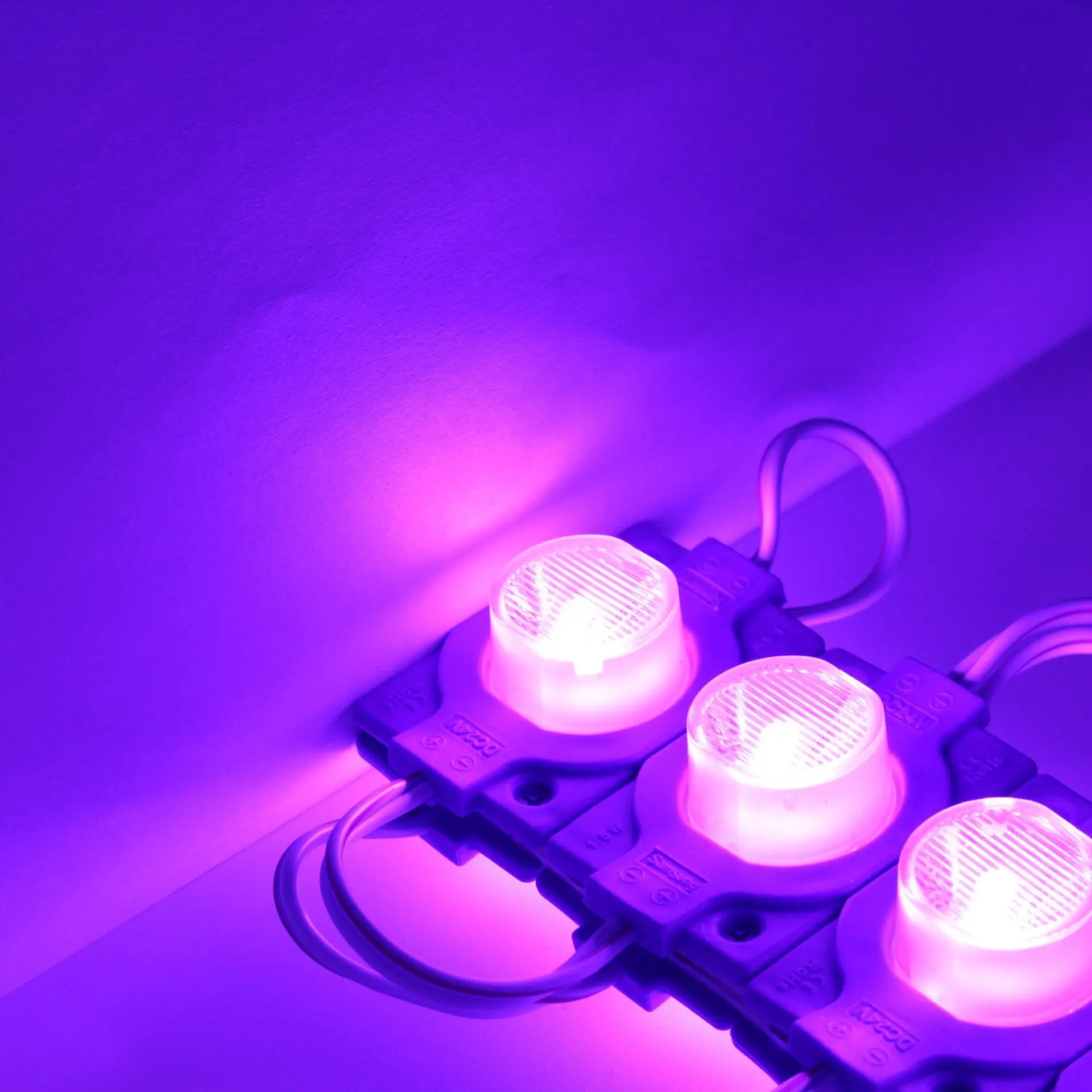 dc 12v 24v injection modulos Led Backlights lens light sign 0.2w smd led module for lighting box Advertising 2835 led modules