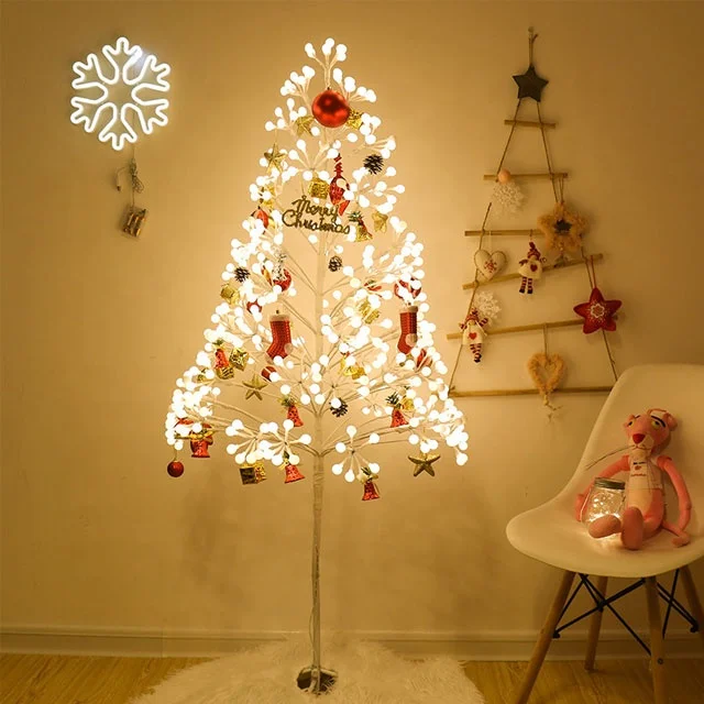 LED Ball Snowflake Christmas Tree Modelling Firework Light For Indoor Outdoor Landscape Party Event Decoration