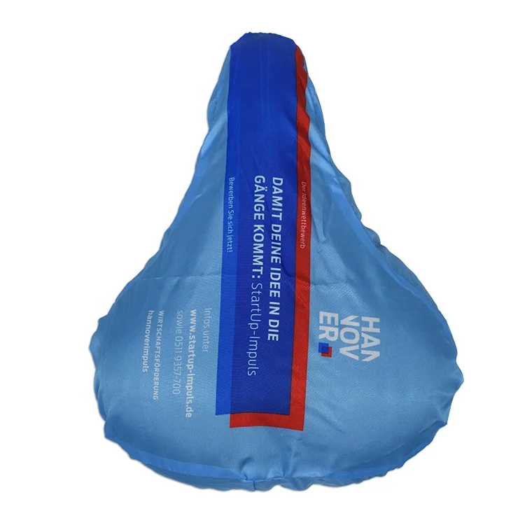 
2019 promotion reusable RPET recycled material bicycle seat covers water proof rain protective seat cover 