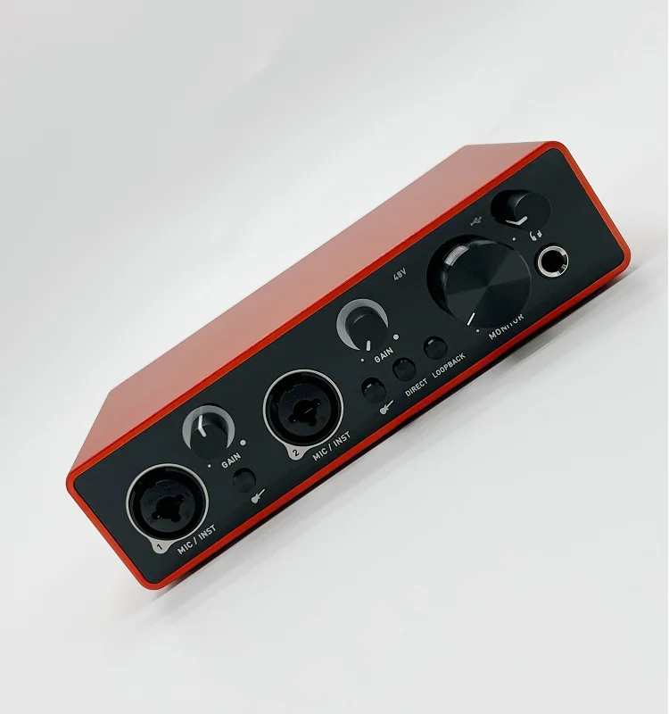 Factory price USB recording studio audio interface for music  recording