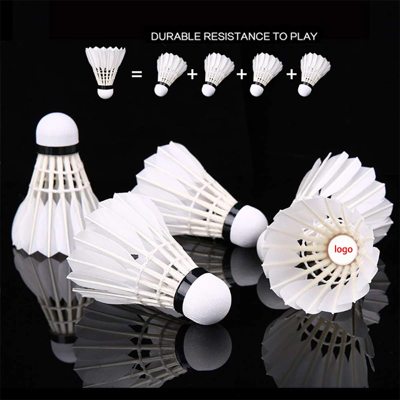 Great durability high quality stable fly cheap goose badminton shuttlecock malaysia