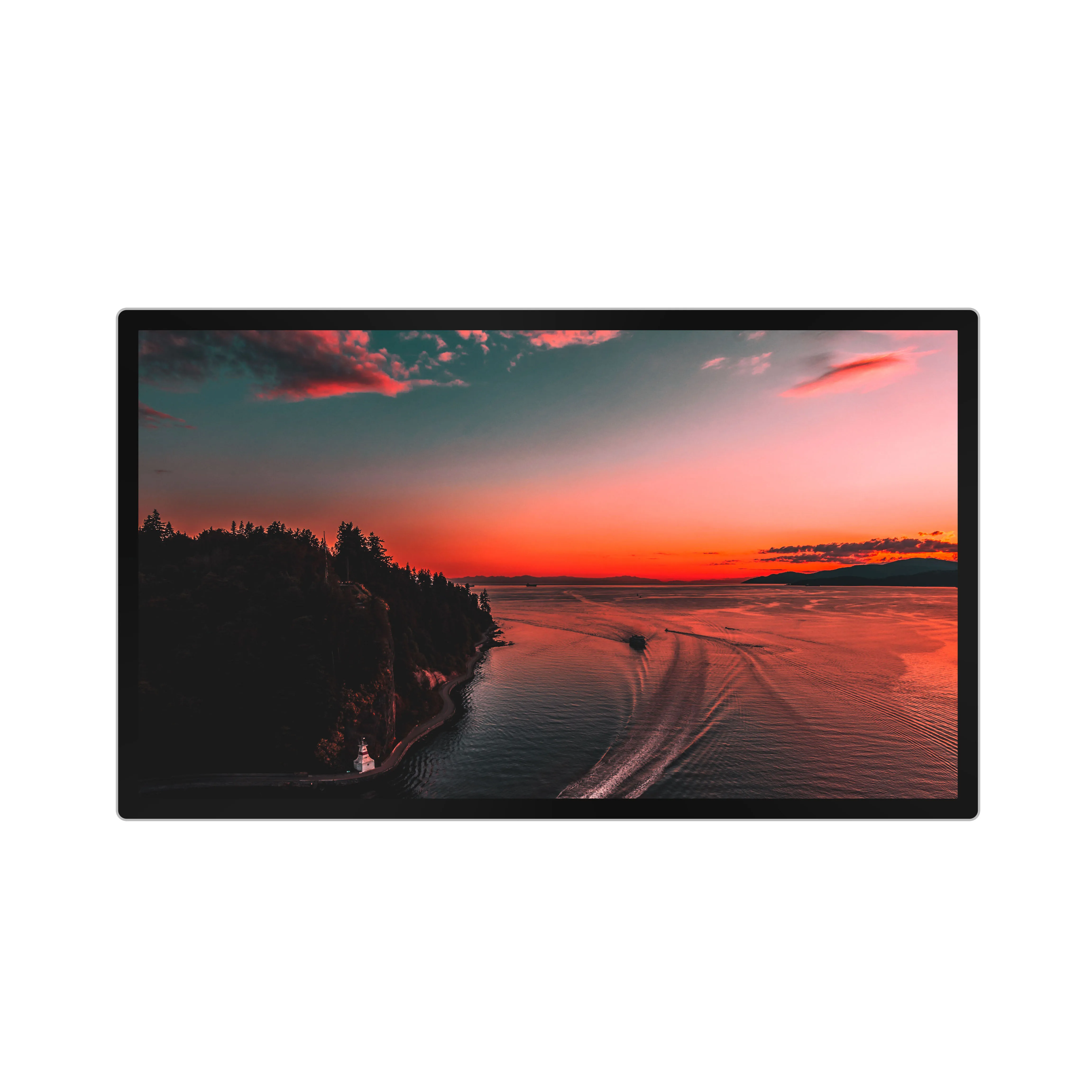 High Definition Wall Mounted Intelligent Digital Signage For Advertising LCD 55 Inch Interactive Infrared Touch