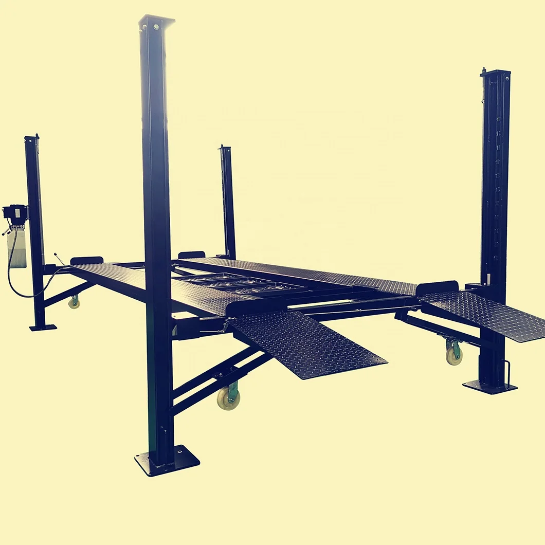 4 Post Hydraulic Car Lift Platform Vehicle Car Parking Elevator Four Post Car Lift For Home Garage