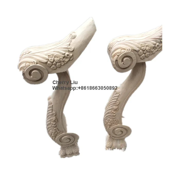 Decorative Wood carved Railing Pillars For Balcony wood stair post wooden baluster for stairs