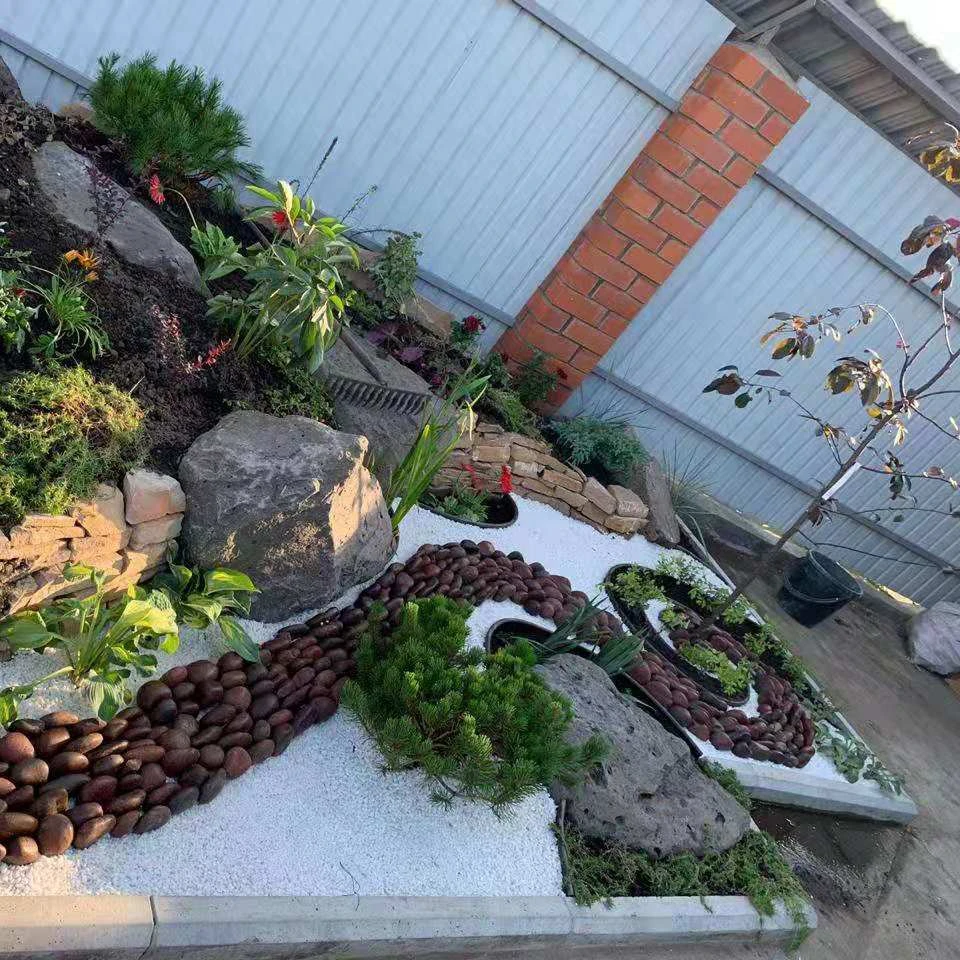 Cheap natural stone pebble granite paving stone for sale