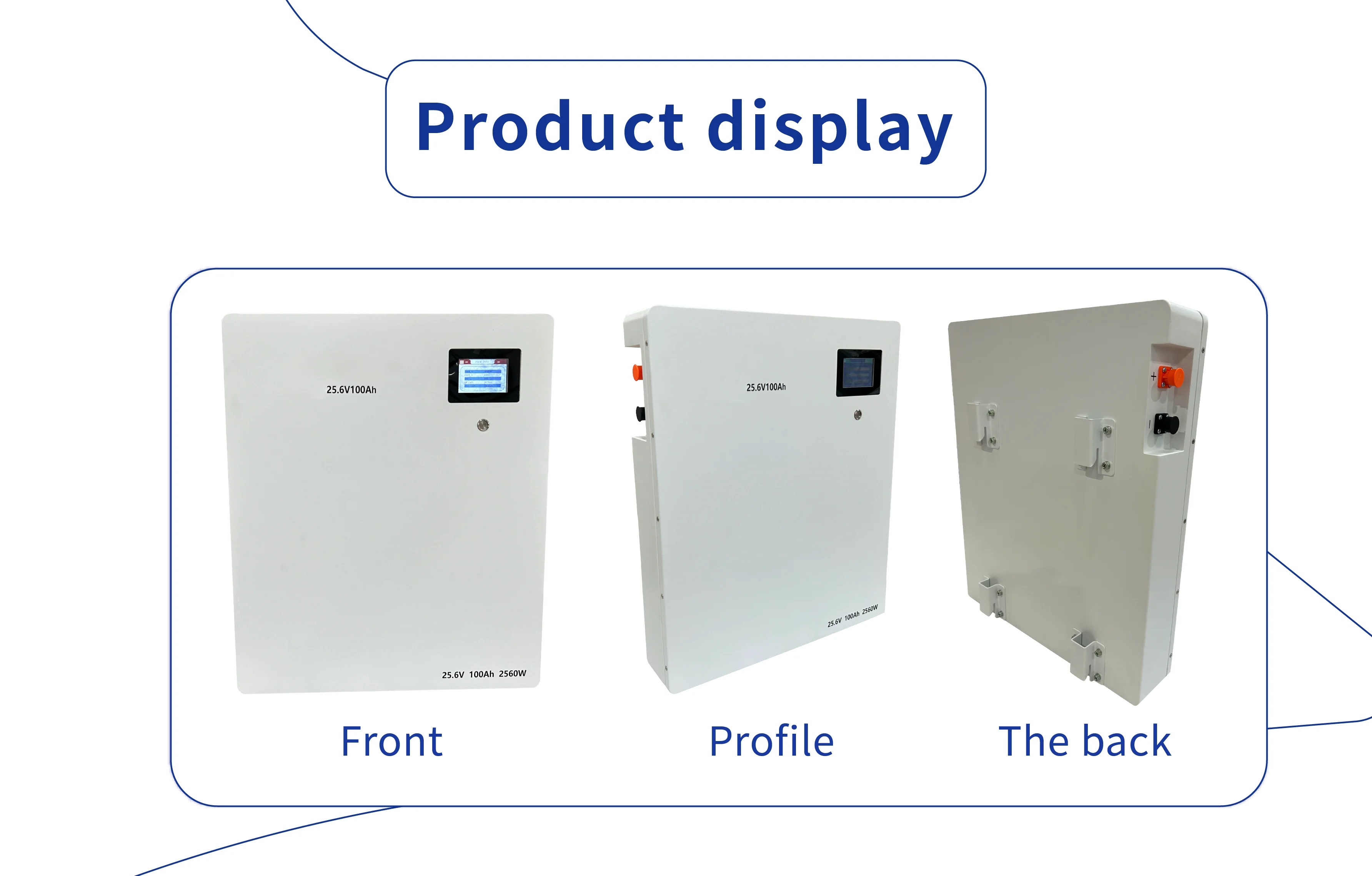Wholesaler 25.6V100ah 200ah Deep Cycle 24v Solar Panel Lithium Ion Battery for Off-grid Solar System LFP Rechargeable Battery