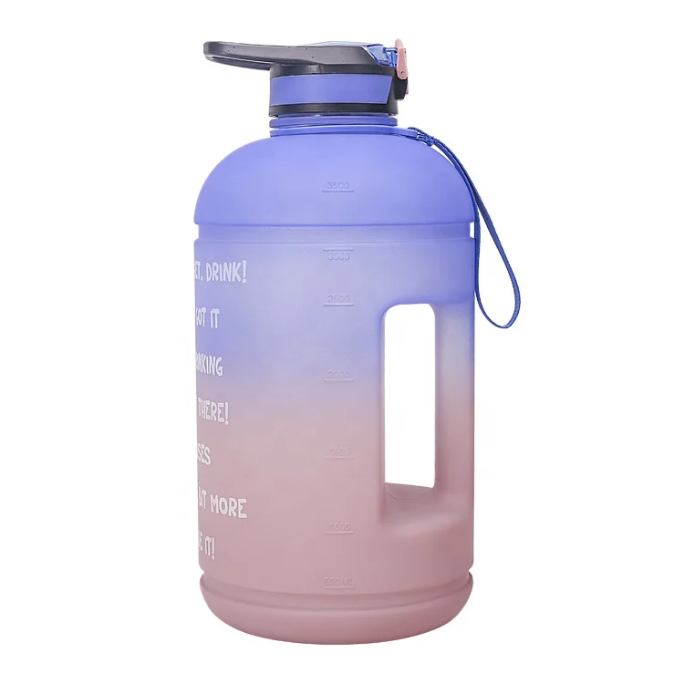 
New mode in Amazon Motivational Time Marker 1 Gallon Jug 3.78L Straw Water Bottle With bounce lid 