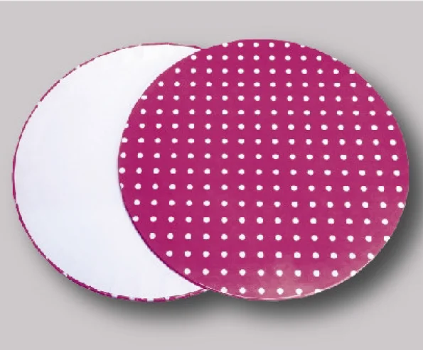 10inch Christmas Round Cake Boards With Foil and Xmas Design Holly Grease Proof 1/2' Drums for Birthday Cakes Party
