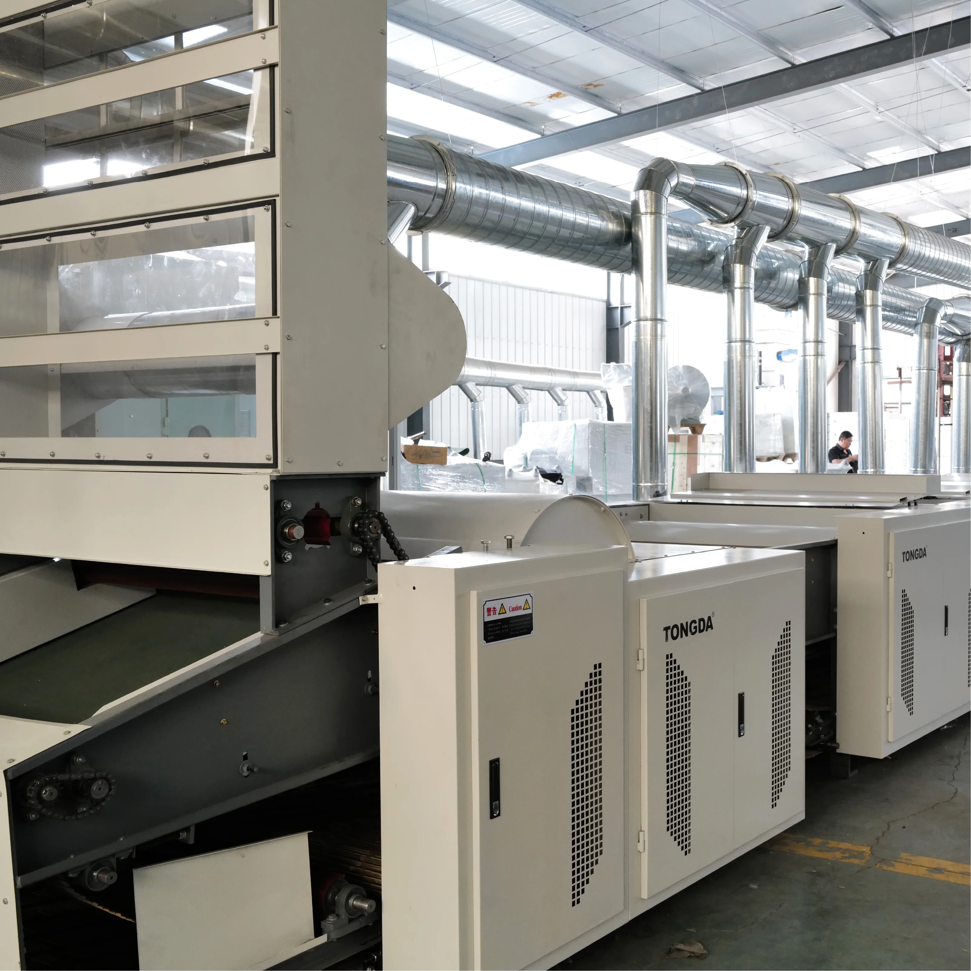 TONGDA Energy-Saving Cotton Waste Recycling Machine Green Technology Textile Machinery Including Opening and Carding Machine