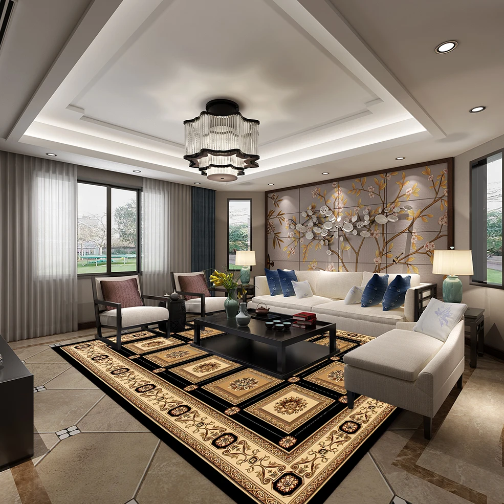 Заводские дешевые классические коврики и большого размера с принтом новый дизайн персидские плюшевые большая