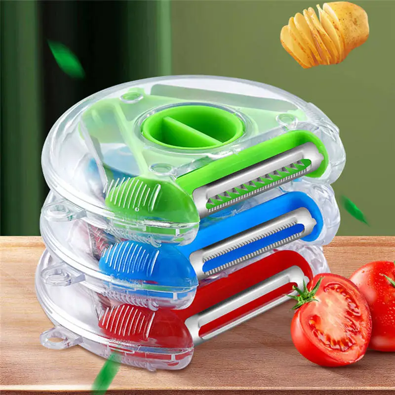 TS Newest Custom Vegetable Planer Blade Potato Peeling Machine Rotary Round Fruit Peeler Tool
