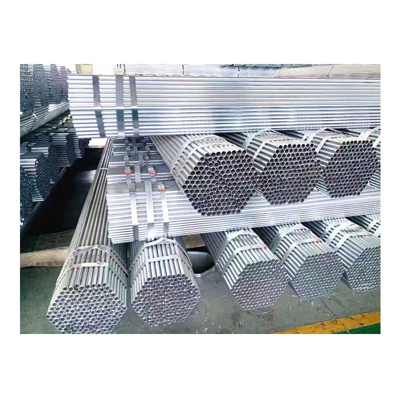 China Manufacturer ERW Welded Steel Pipe Gi Iron Pipe Tube Galvanized Steel Pipe For Construction