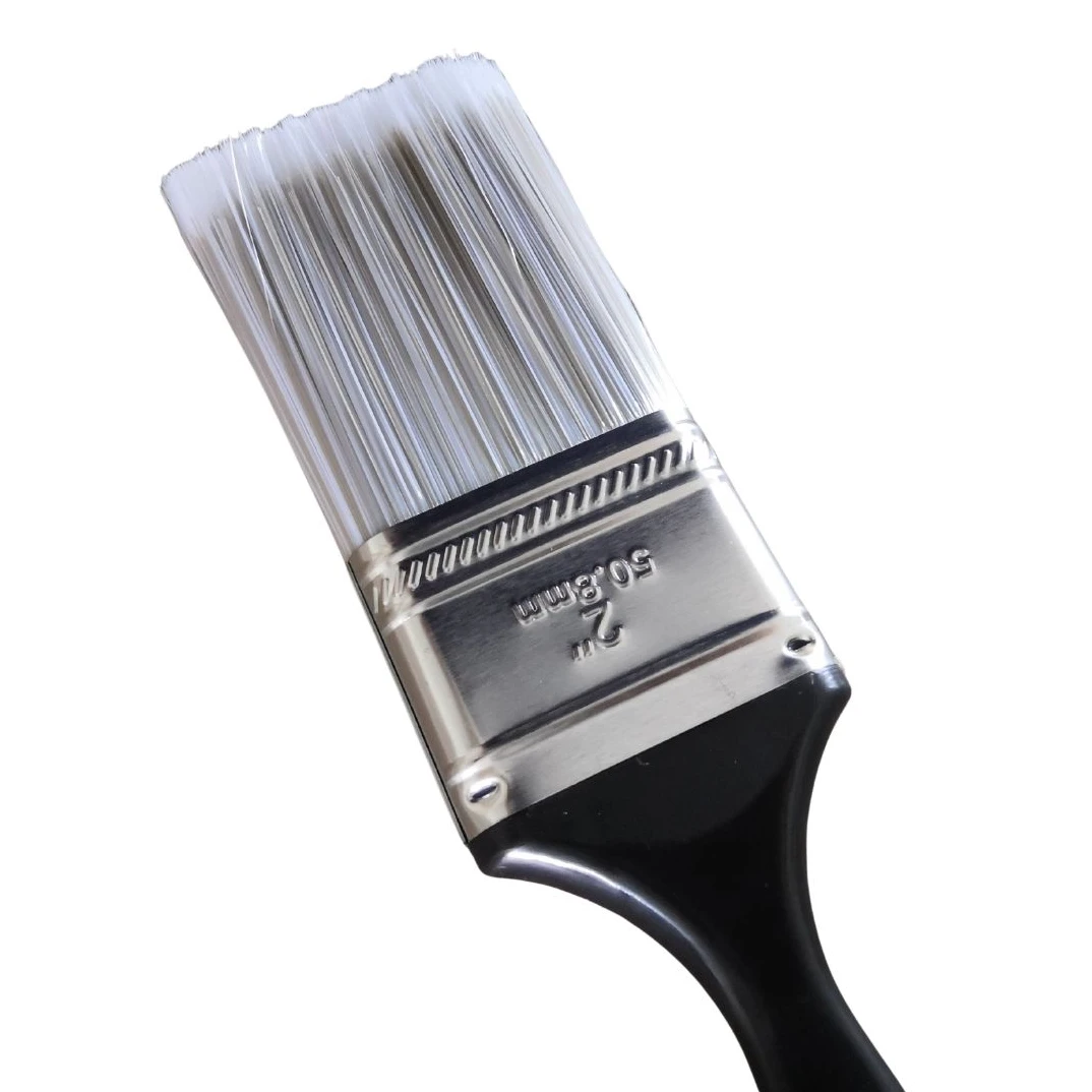 High quality super value PET filament 2inch plastic handle flat sash paint brush