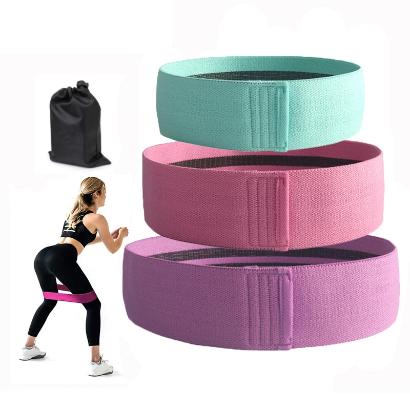 полосы эспандеров Bodylastics прочность мини-степпер для женщин розовый кружевной ткани комплект эластичных лент