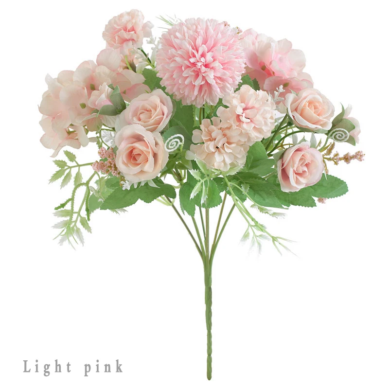
9heads European-style silk peony bunch/Hot sell high-qualit artificial peony flowers wedding home decoration 