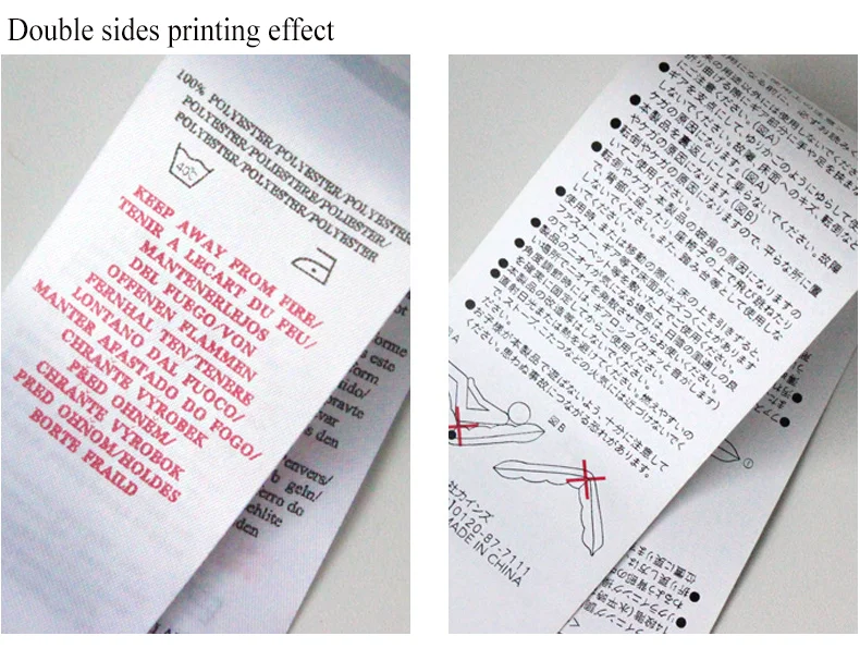 textile fabric label satin ribbon printing machine automatic digital thermal ribbon hot foil stamping machine