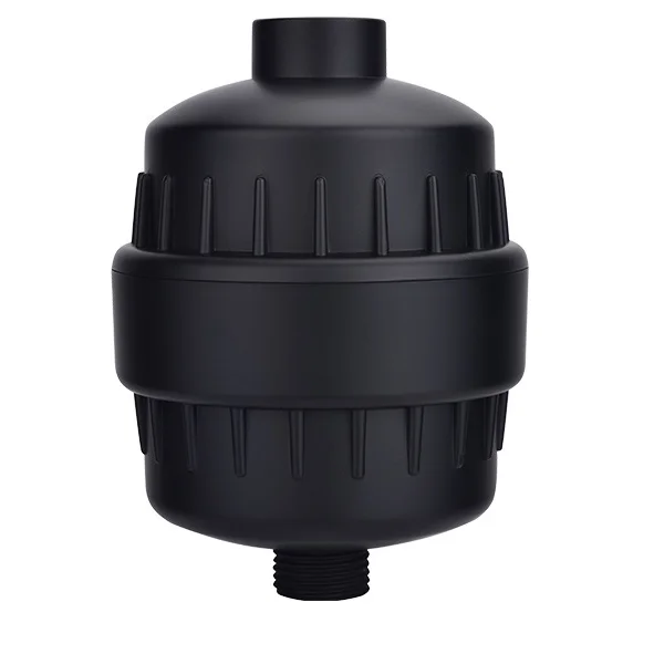 Black Color Shower Water Softener Removing Chlorine Shower Filter for Hard Water