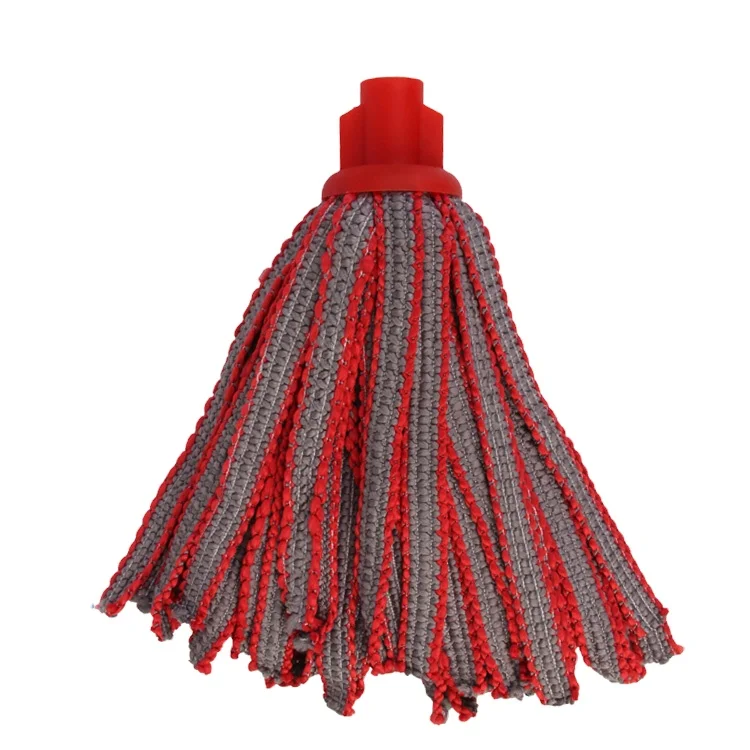 Microfiber round head water mop head household mop factory school dormitory cleaning absorbent mop head