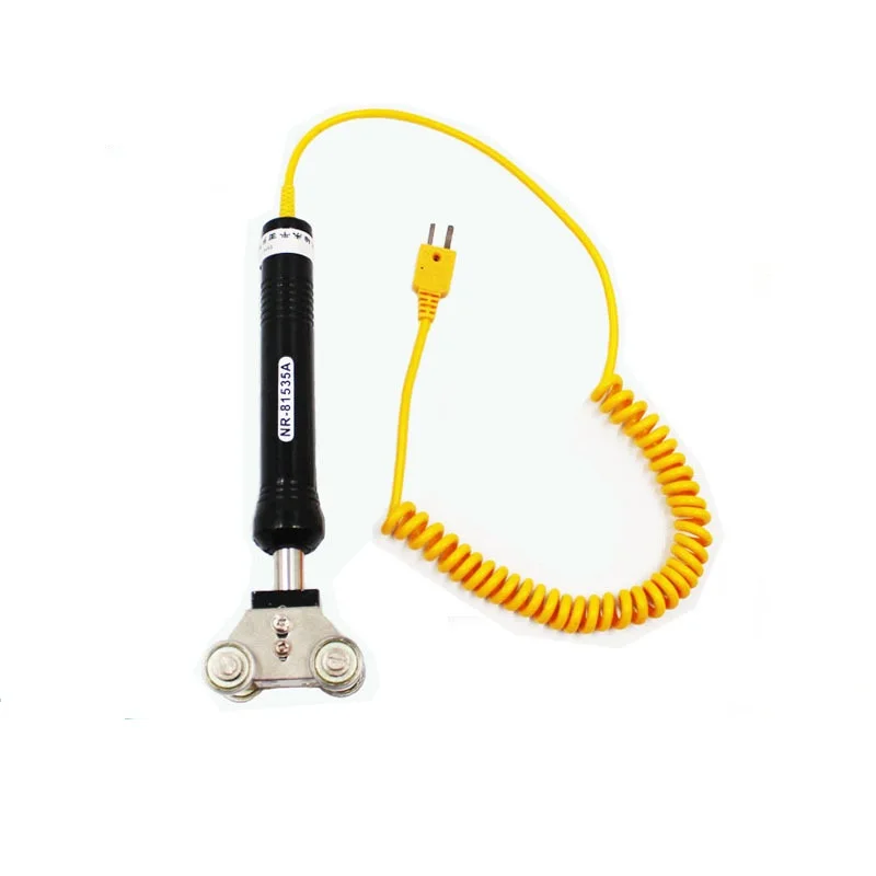 K-type Thermocouple TC NR-81535A Roller Surface Thermometer Four-wheel probe  Surface thermocouple