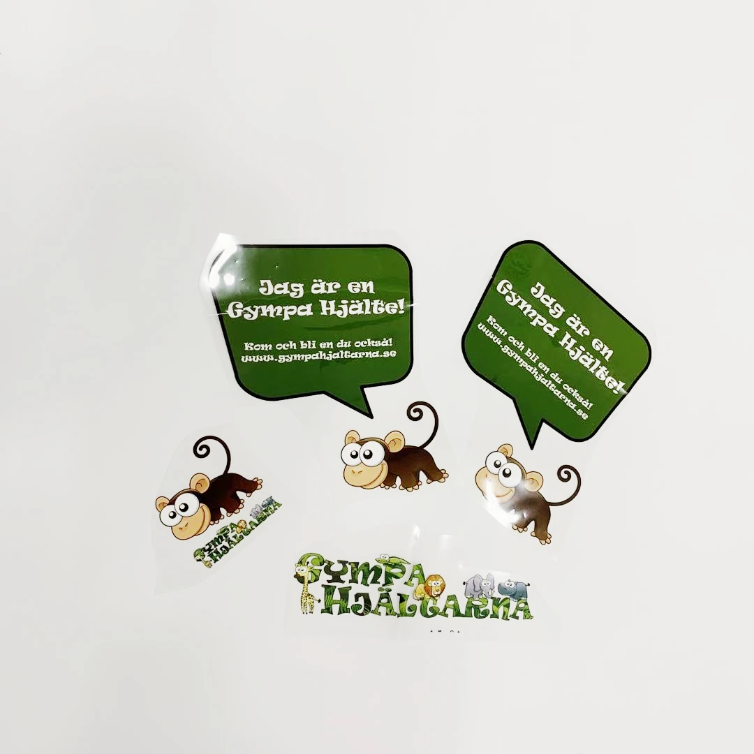 Custom DTF Plastisol vinyl heated pressed stickers designs screen printed heat transfers film fer for t shirts