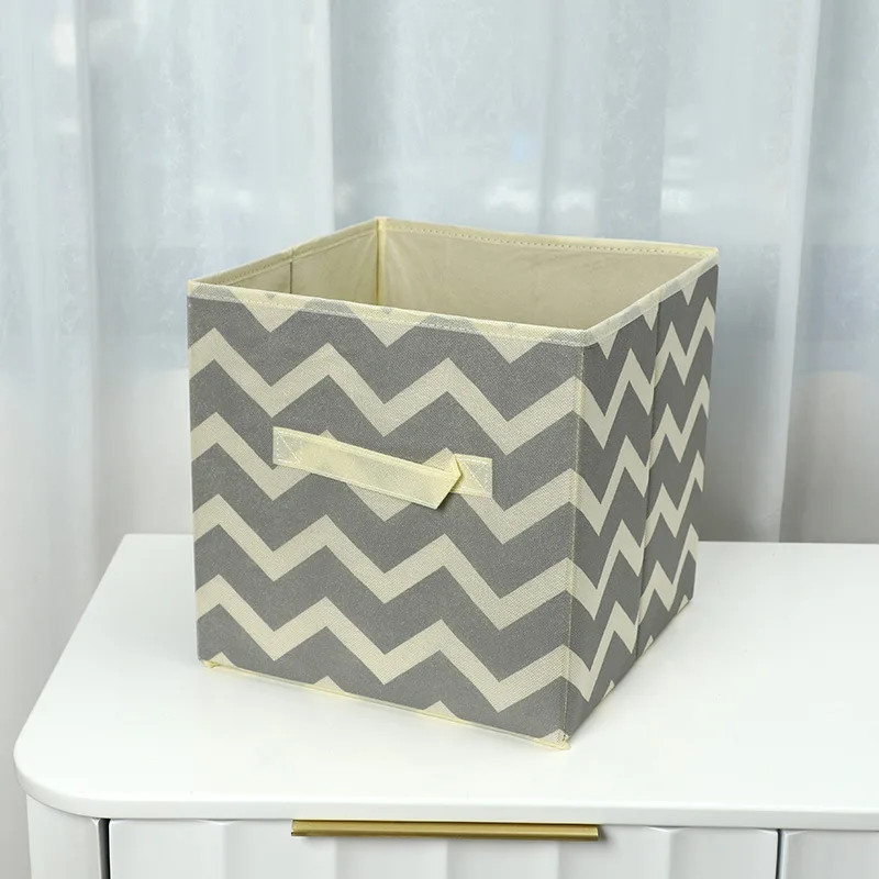 Non-woven Cloth Box Square Cloth Art Box, no cover cotton linen thickened storage box, Oxford cloth box