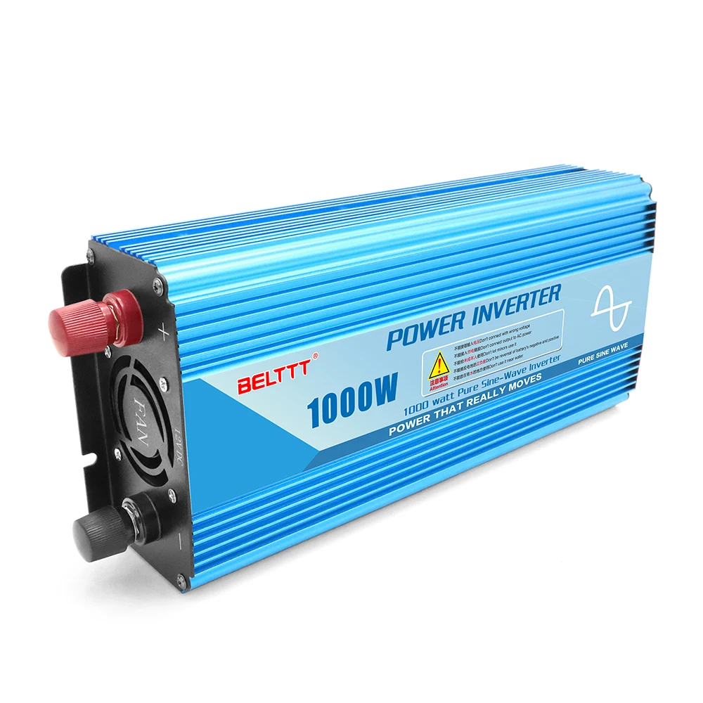 12v 24v dc to ac 110v 220v Pure Sine Wave Power Inverter 300w 600w 1000w 1500w 2000w 3000w With Soft Start