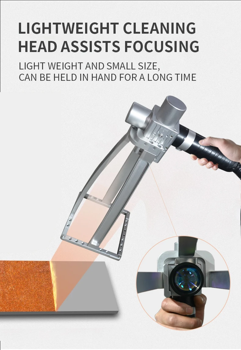 Pulse Laser Cleaning Machine Auto parts cleaning  200W