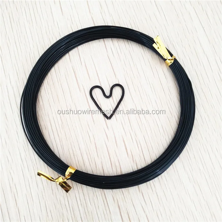 High quality 1mm soft copper aluminum craft wire for jewelry making and bonsai training decoration