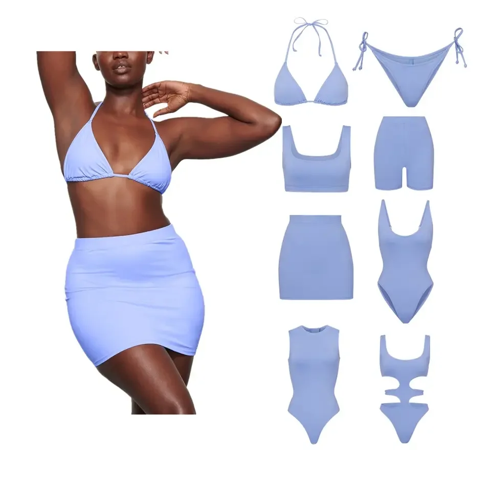 2023 custom logo and design swimwear women Bikinis & Beachwear plus size bathing suits swimsuits