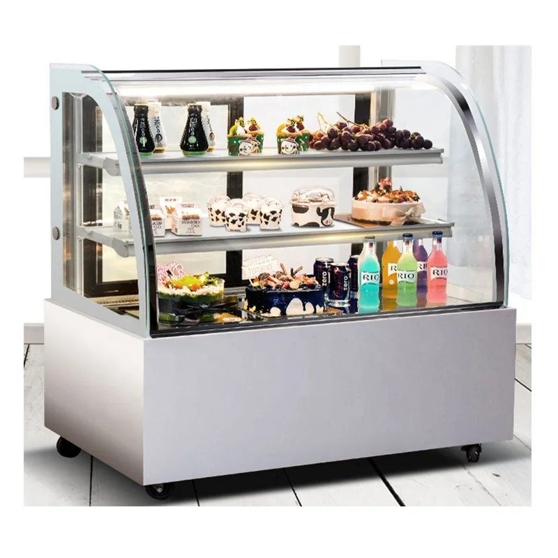 Cake display refrigerator small sushi cooler cabinet bakery fridge mini pastry chillers