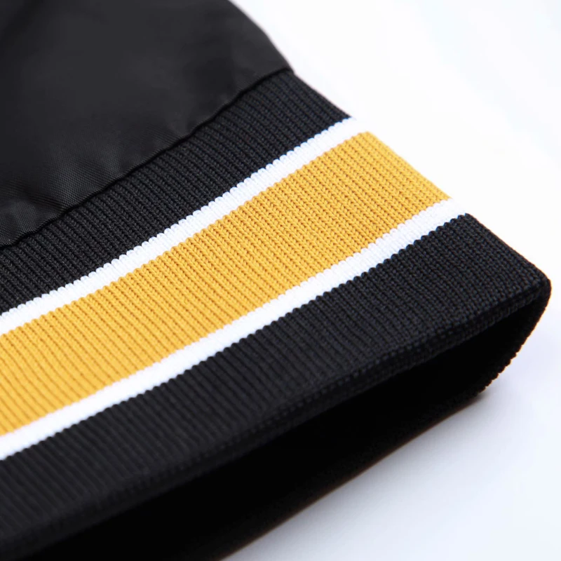 New Design Embroidery Logo Winter Mens Boys Bomber Basketball Jacket