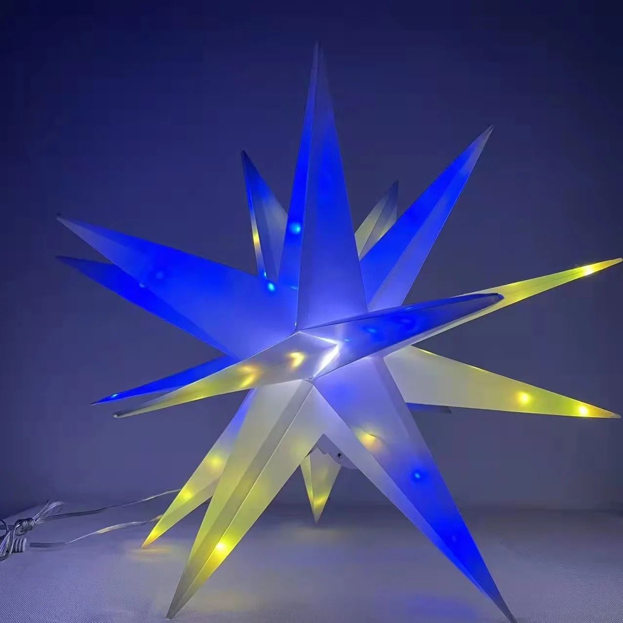 New Explosion Starlight PVC Starry Sky APP Remote Control Christmas Tree Top Party Birthday Background Decoration Light
