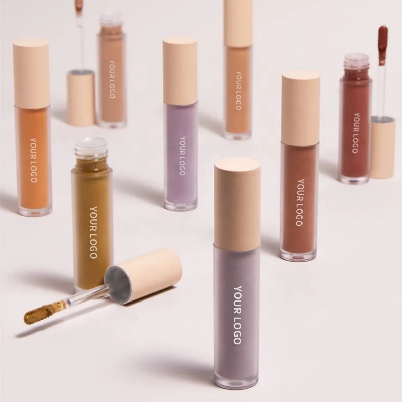 New Fashion Multicolor Eyeshadow Primer Liquid Unique Liquid-to-powder Formula Private Label Vegan Makeup Matte Liquid Eyeshadow