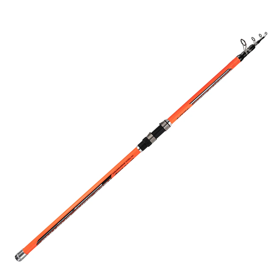 4.2m4.5m 100-250g telescopic carbon fiber long section hard rod surfcasting fishing rod for salt water