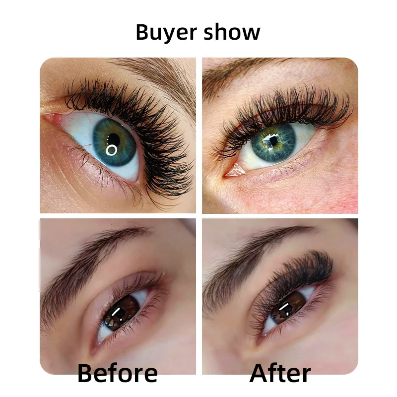 Wholesale Soft Private Label W Lashes Lash Extensions 0.07mm  YY 3D W Lash Extensions Trays