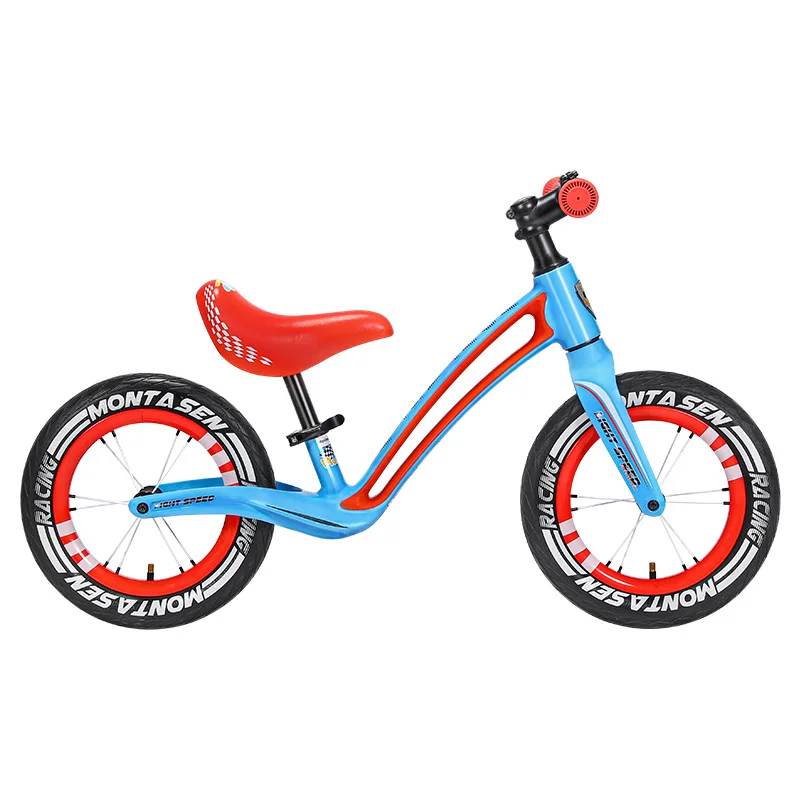 Montasen M-F805-S 12' Magnesium Kids Balance Bike for kids training balance Children Ride on Car Hot Seller