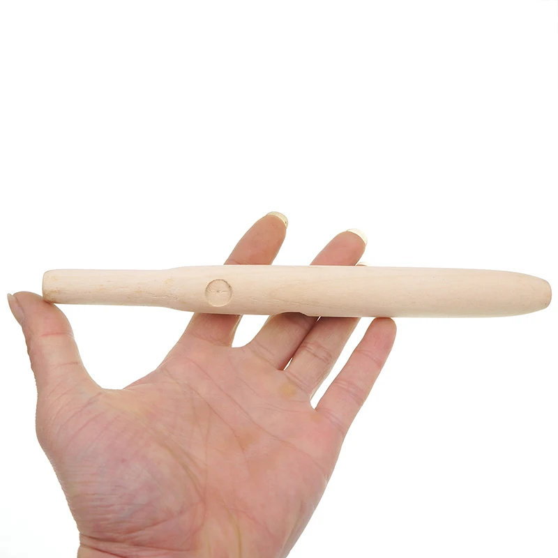 8 inch unpainted wood Pencil Popper Wooden Surf Lures Floating Plugs wooden fishing lure