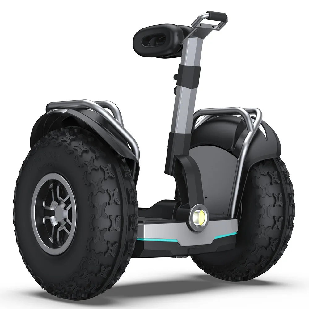 Knee steer long range 20 inch fat tire electric chariot patrol scooter with knee steer 60V off road self balance scooter