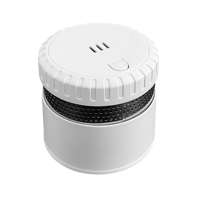 Customizable 85Db Wireless Hotels Smoke Leak Detectors/Alarms Photoelectric Standalone Mini Smoke Alarm 10 Year Battery