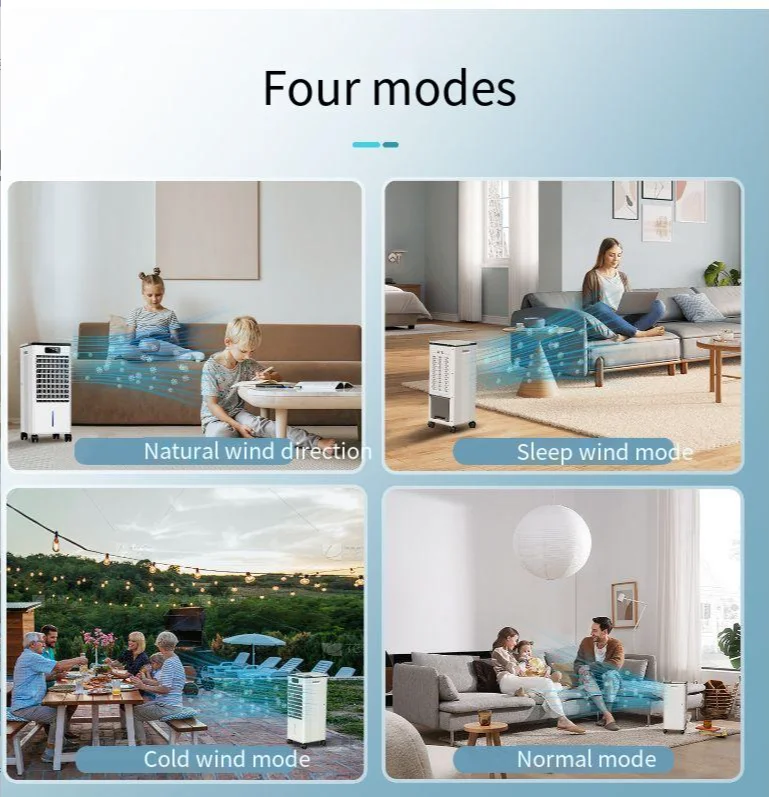 Hot Sale Humidifying air Cooler air Conditioner Fan Household Spray Refrigeration Fan air Conditioner Water-cooled Fan