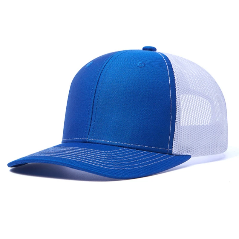 Gorras Columbia de hombre 6 Panel Custom 3D Embroidery Leather Patch Logo Sports Snapback Baseball Mesh Trucker Hats Caps