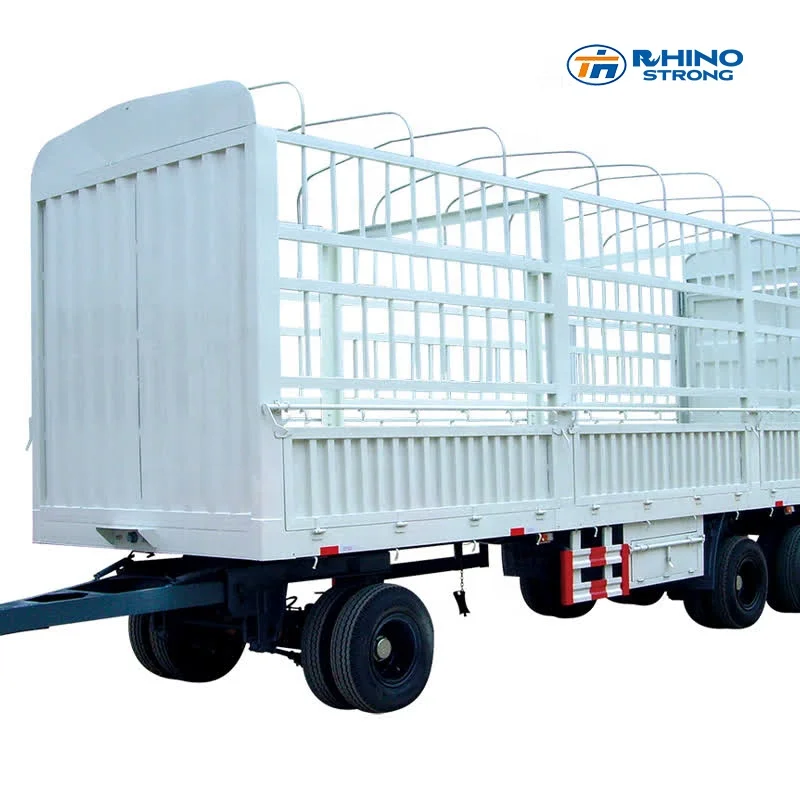 Cheap price new model semi-trailer Full trailer FOR SALE
