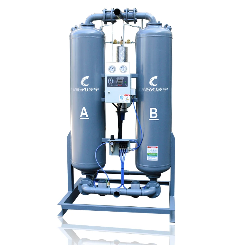 air compressor desiccant dryer Reverse Boge Heated Adsorption Air Dryer Heated Desiccant Compressed Air Dryer
